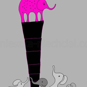 Fairytale illustration with animal theme