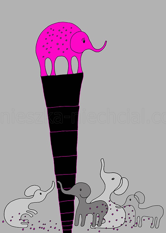 Fairytale illustration with animal theme